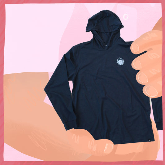 Navy Lightweight Hoodie
