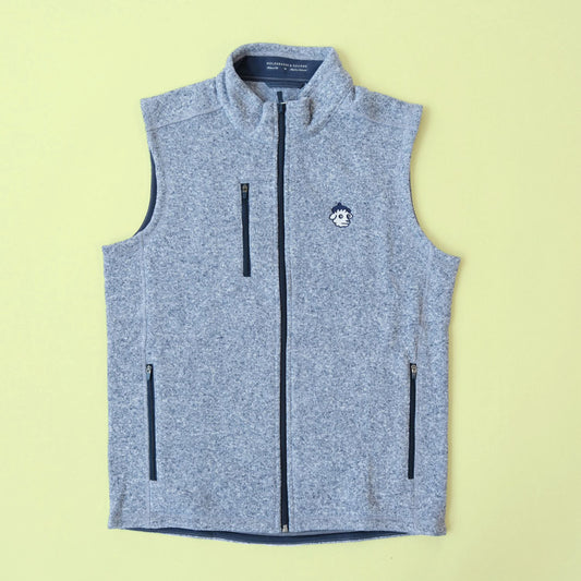 H&B Heathered Navy Ashby Vest